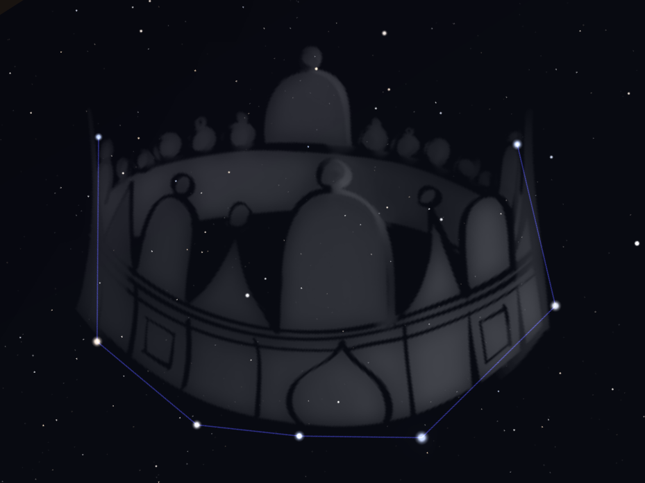 Sterrenbeeld Noorderkroon