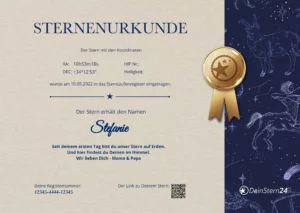Certificaat met zegel
