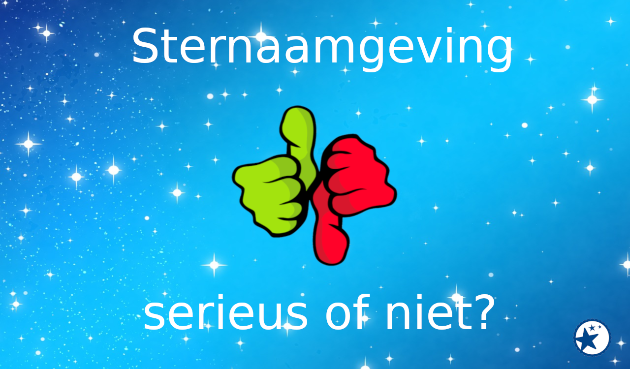 Sternaamgeving serieus