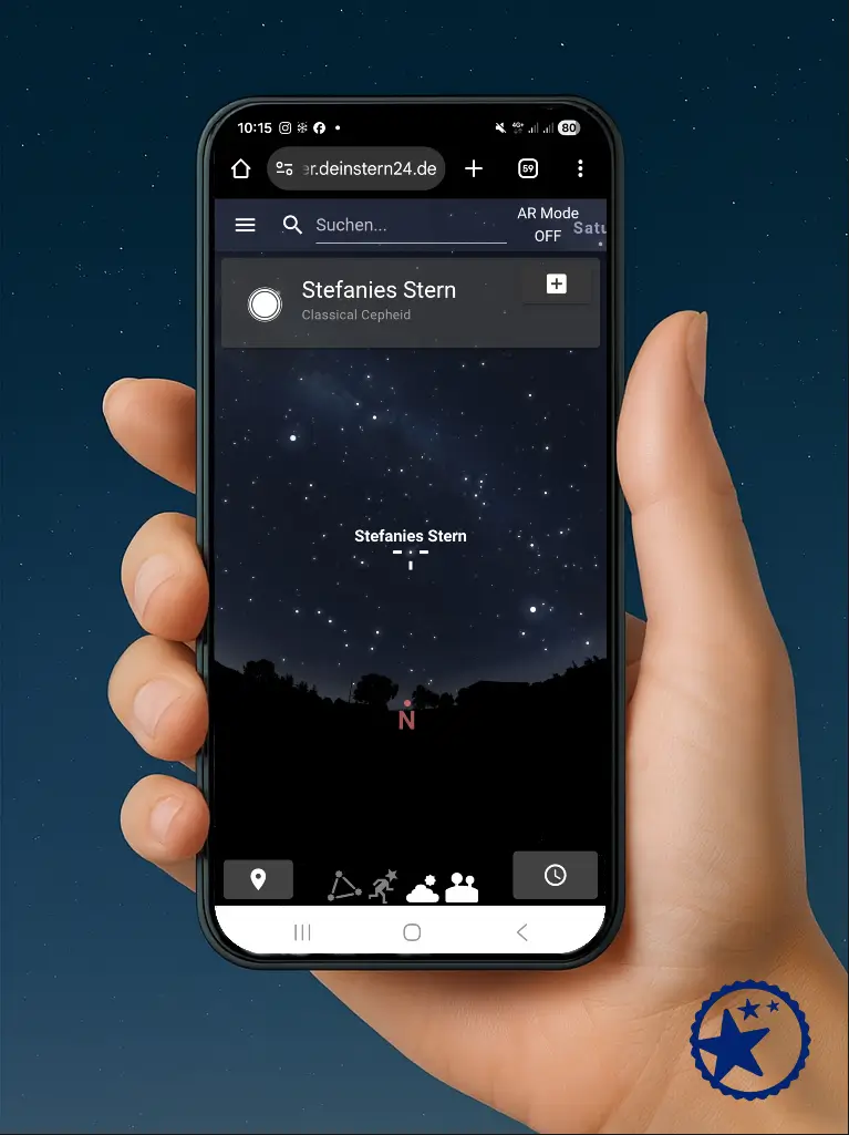 Sterregister AR gedeactiveerd