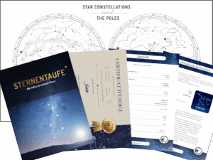 Voorbeeld van de sterrendoop documenten van ster-kopen24.nl